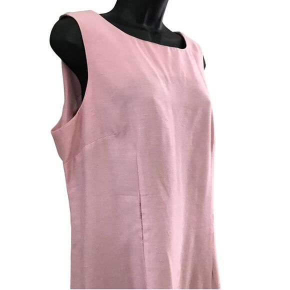 Perceptions by Irene B pink linen shift dress size 12 - Picture 4 of 4